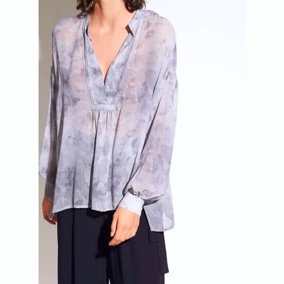 Vince Tops - Vince Women's Blouse in Cloudy Blue